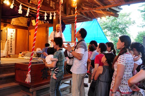 仙波浅間神社の拝殿