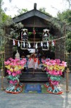 八坂神社と獅子頭