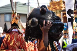 神幸祭の獅子頭