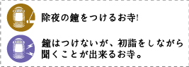 除夜の鐘の凡例