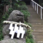 仙波愛宕神社　狛犬