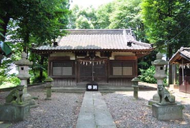 老袋氷川神社_拝殿