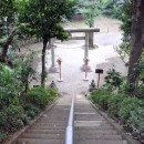 愛宕神社古墳　墳頂から