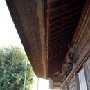 薬師神社の葭葺屋根