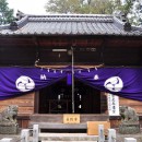 大袋白髭神社　拝殿