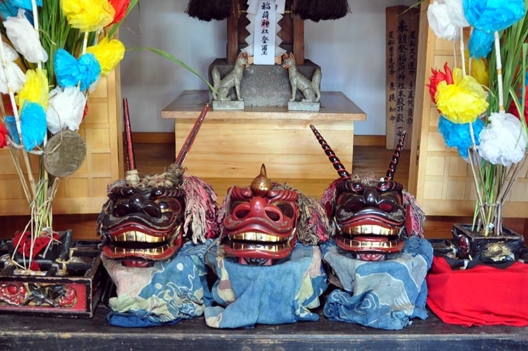 石田本郷の獅子舞